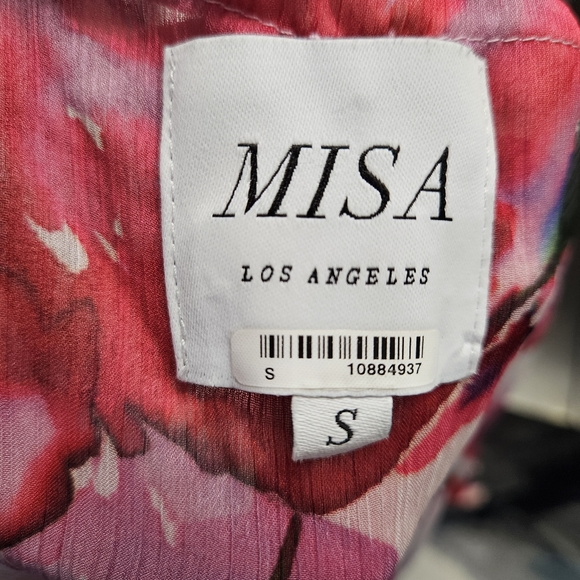 MISA los angeles Natalia Dress Garden Fuscia small - Picture 10 of 10
